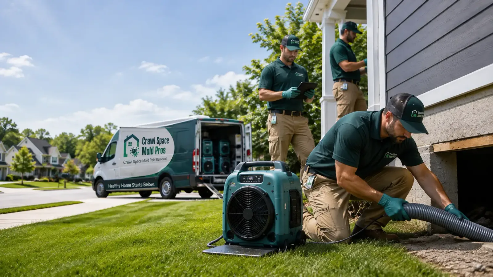 Crawl Space Mold Removal in Pequot Lakes, MN